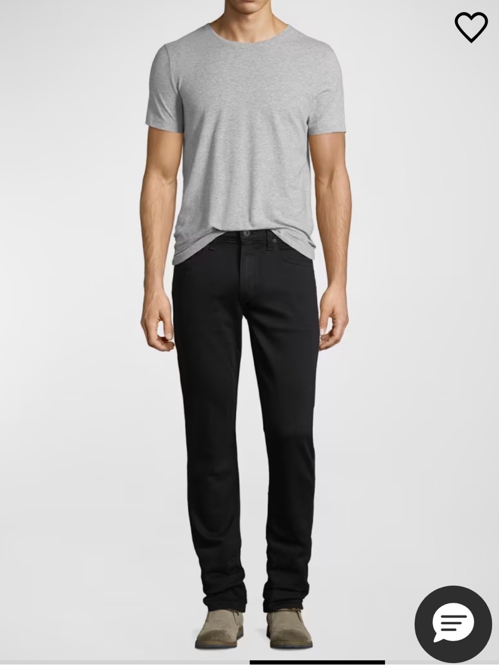 Paige Lennox Men’s Black Denim Jeans Size 33